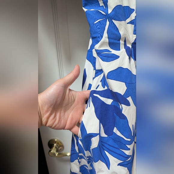 Shona Joy Puff Sleeve Bustier Midi Dress Bleue Size AU 12 US 8 - Picture 6 of 7